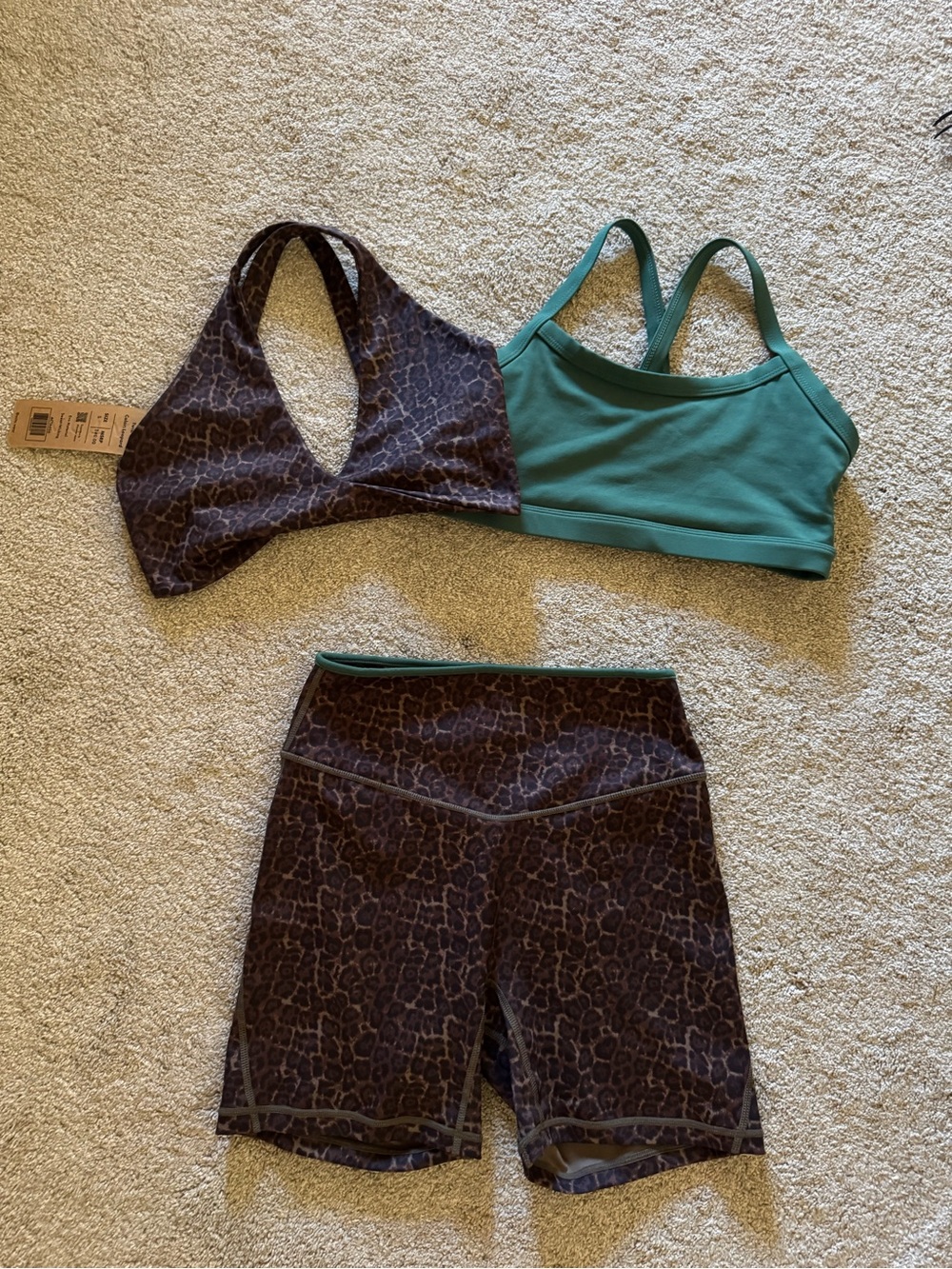 Acta!! 3-Piece Set - evergreen & Leopard